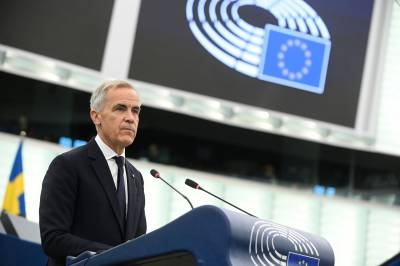 Carney taler til EU –  positiv til planen om å gjøre Canada til assosiert medlem av EU