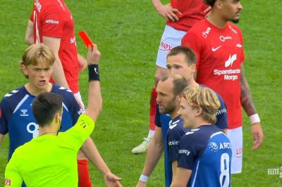 Se høydepunktene: Omdiskutert rødt kort da Brann slo KFUM 2-1