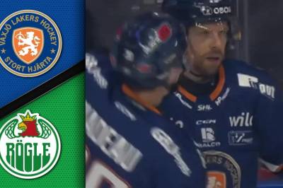 Se høydepunktene fra Växjö Lakers - Rögle BK