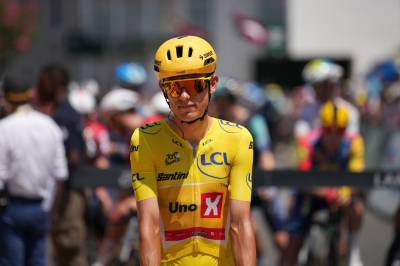 Træen beholdt ledertrøya i Tour de France – involvert i velt