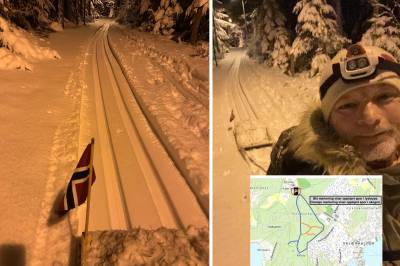 Bjørn Tore pløyde skiløypa til fots: – Jeg angret meg etter 300 meter