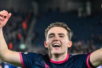 Edvin Austbø med sin første scoring i West Ham-seier
