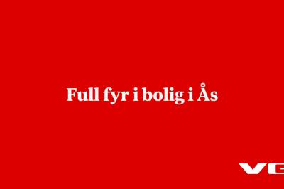 Full fyr i bolig i Ås