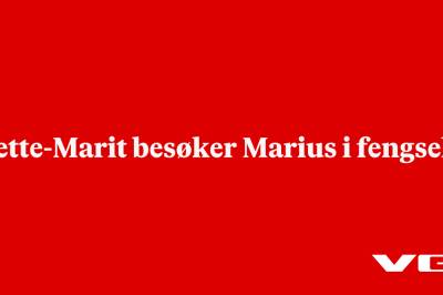 Mette-Marit besøker Marius i fengselet