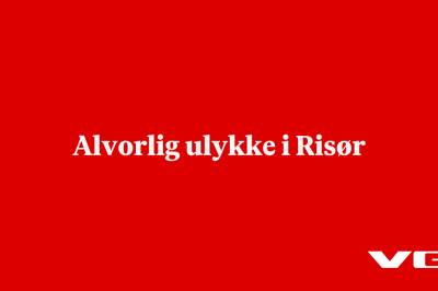 Alvorlig ulykke i Risør