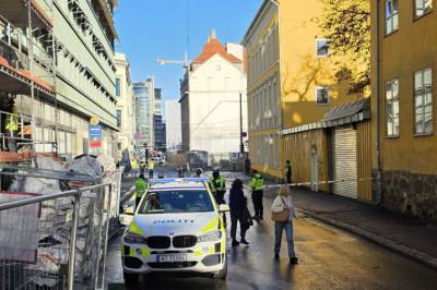 Tårnkran kan kollapse i Oslo sentrum