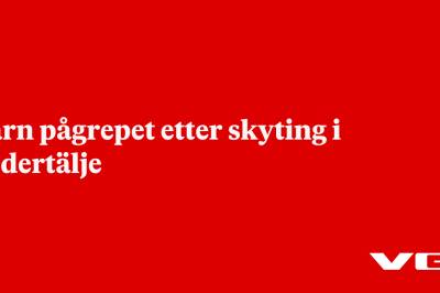 Barn pågrepet etter skyting i Södertälje