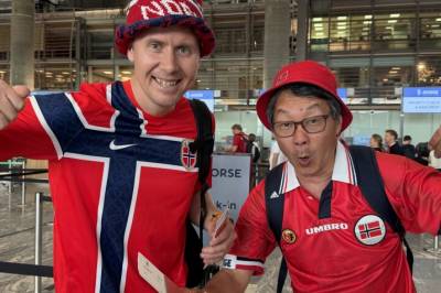 VM-klare nordmenn fraktes i partyfly
