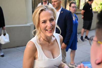 Gillian Anderson kommenterer omstridt video