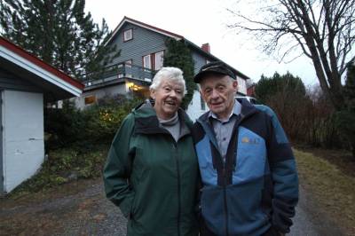 Er ute og går turer igjen