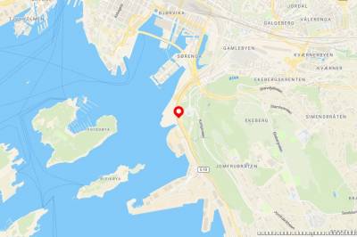 Bussbrann på E18 i Oslo