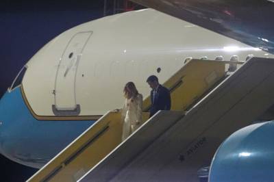 USAs utenriksminister landet i Sverige