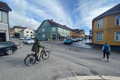 Nå blir det lyskryss her