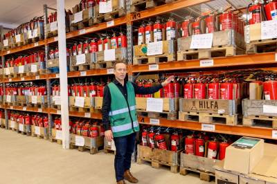 Øker salget av ombrukte brannslukkere – satser i Tyskland