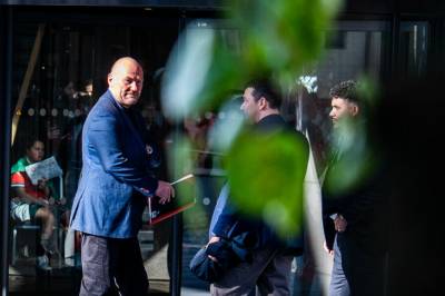 Her er han på vei til Ronaldo-samtaler i Oslo