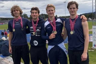 Gull og sølv til Sandvin i stafett-NM