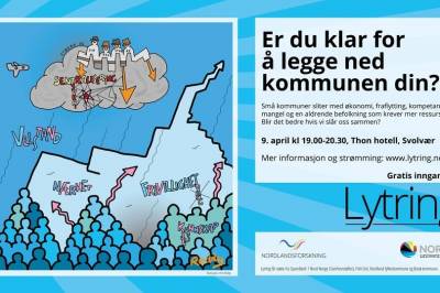 Er du klar for å legge ned kommunen din? Følg kveldens Lytring her