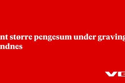 Fant større pengesum under graving i Sandnes