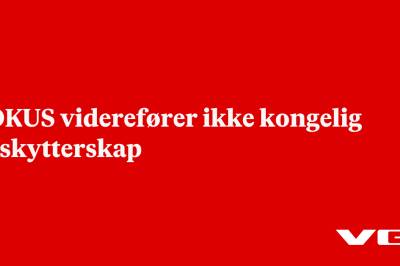 FOKUS viderefører ikke kongelig beskytterskap