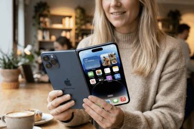 Slik blir det å bruke iPhone Fold