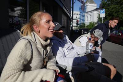150 meter lang kø utenfor sportsbutikk i Oslo