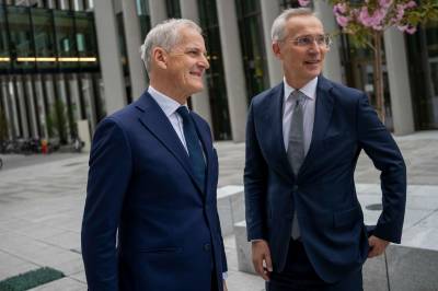 Prressekonferanse før budjsettkonferansen
