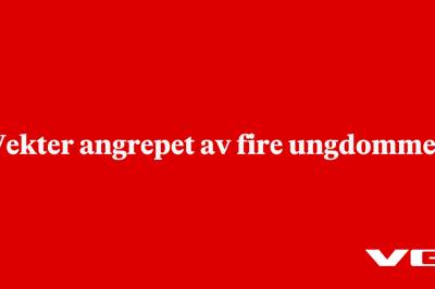 Vekter angrepet av fire ungdommer