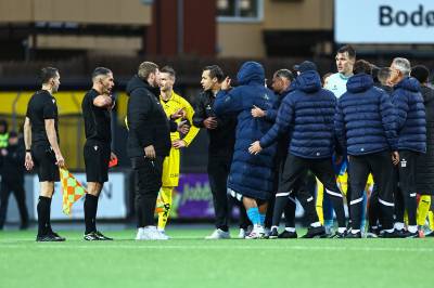 Glimt-ansatte involvert i bråk etter kampslutt: – Knuffing inne i spillerslusene