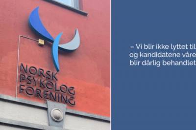 (+) Reagerer på ugrei oppførsel fra Psykolog­foreningens valg­komité: Flere kandidater trakk seg etter intervju