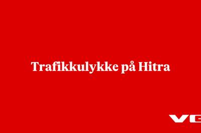 Trafikkulykke på Hitra