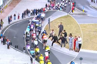 To unge menn anmeldt til politiet for å ha forsøkt å ta på ryttere i Giro d'Italia: 