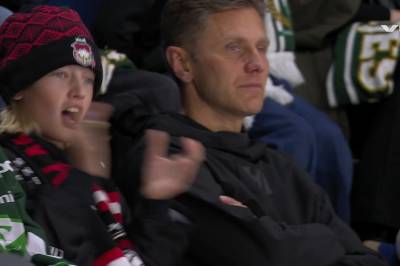 Oscar Eklind med mål mot Färjestad