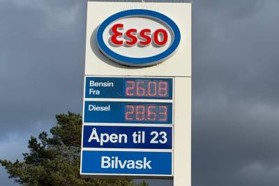 Dieselprisane skyt i vêret – forbrukarane kan få rekninga