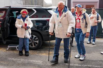 Kongeparet på plass i OL-byen Milano 