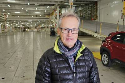 Sjeldent stort besøk i bilhavna