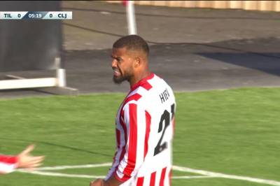Leon Hien setter 1-0 mot FC CFR 1907 Cluj