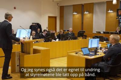 Eriksen i retten: – Ikke den type språkbruk som jeg er kjent for