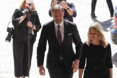 Kronprins Haakon møter pressen