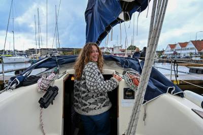 Tok seilkurs i fjor - nå seiler hun til Trondheim