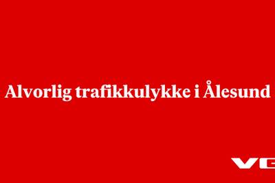 Alvorlig trafikkulykke i Ålesund