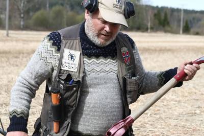 Fant viking-skatt midt på jordet i Østerdalen