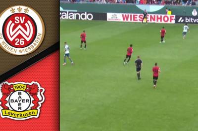 Se høydepunktene fra SV Wehen Wiesbaden - Bayer Leverkusen