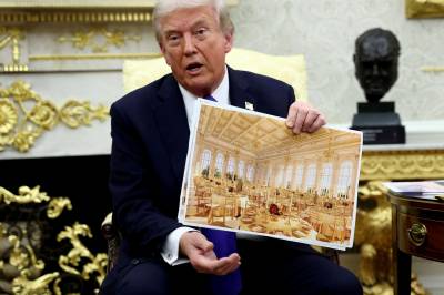 Ballroom-blitz for Trump: Fikk milliard-nei av sine egne