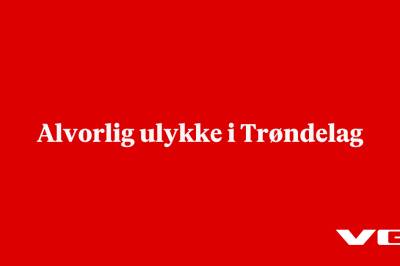 Alvorlig ulykke i Trøndelag