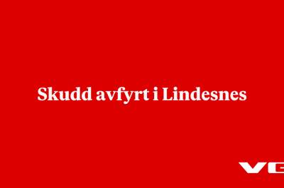 Skudd avfyrt i Lindesnes