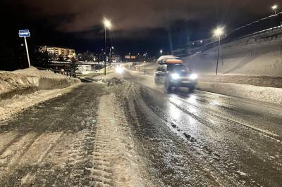 Gult farevarsel for is –  slaps, hålke og overvann med på følget