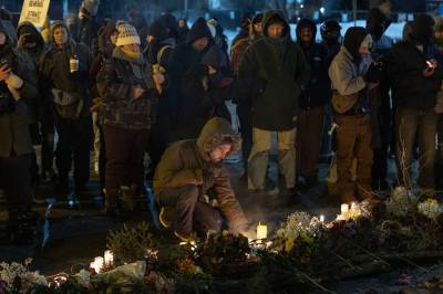 Demonstranter i Minneapolis: – De lyver til oss, det var et drap