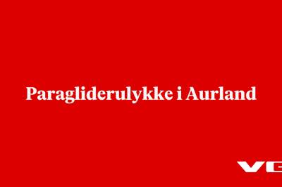Paragliderulykke i Aurland 