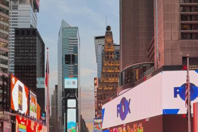 Historiske Norge-bilder på Times Square