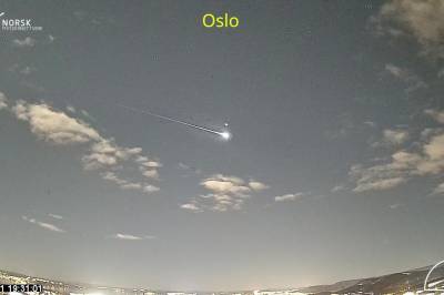Kraftig meteor over Sør-Norge: – Ganske sprøtt